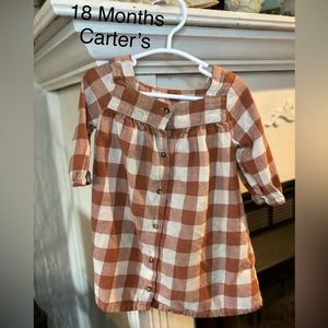 Carter’s fall dress - 18 Months